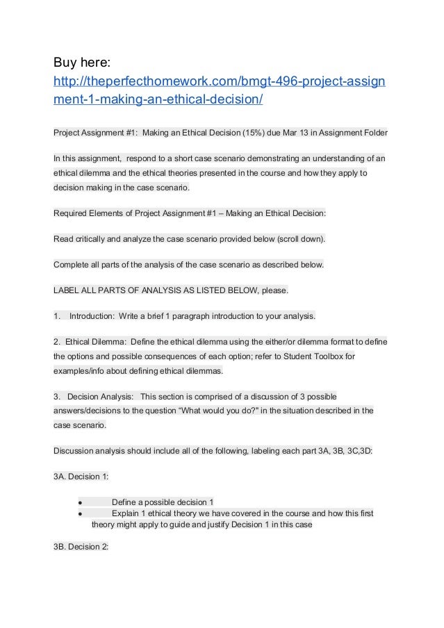 ethical decision making framework plus ethical decision making model